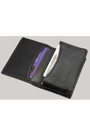 Визитница карманная кожаная