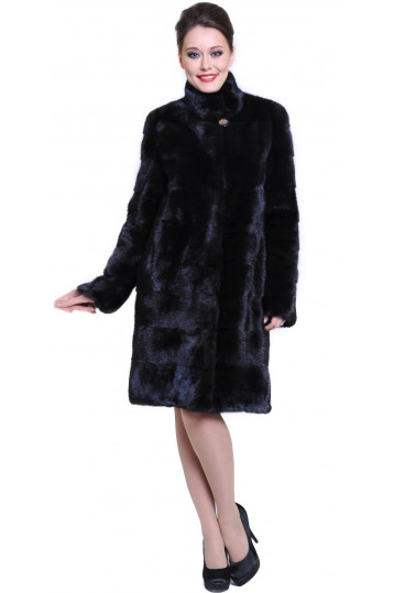 Классическая элегантная норковая шуба